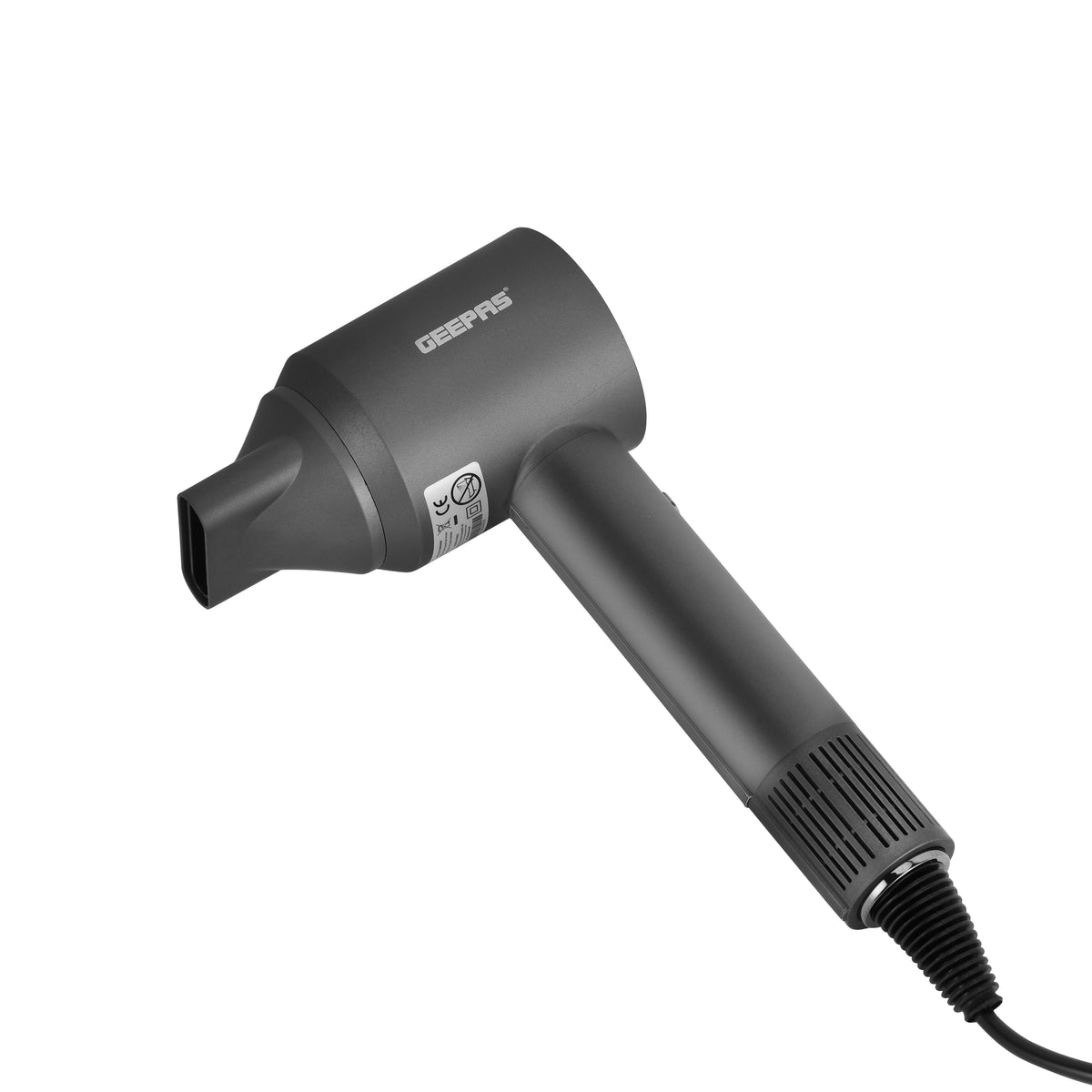 Geepas GH86065 Brushless High Speed Hair Dryer | 1800W | 110000RPM BLDC Motor | Ionic Function | 2 Speeds | Magnetic Nozzle | Detachable Filter | 2-Year Warranty