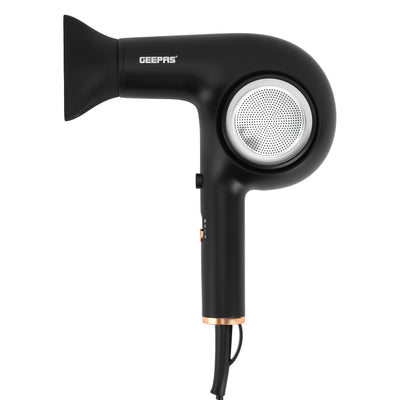 Geepas GH8645 1800W Hair Dryer | DC Motor| 3 Speed Settings| Cool Shot Function| Detachable Concentrator Nozzle| Professional Hair Drying & Styling | 2 Years Warranty