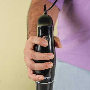 Geepas Hand Blender GHB5467 |180W Copper Motor| Stainless Steel Blade|Strong ABS Body| Low Noise DC Motor| Compact| Durable & Easy-to-Use| Ideal for Smoothies, Shakes Etc
