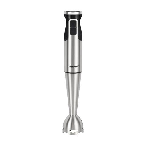 Geepas Stainless Steel Hand Mixer GHB5468 | 800W Powerful Motor| 2 Speed Control with Turbo Function| Stainless Steel Beaters & Dough Hooks| Compact | 2 Years Warranty