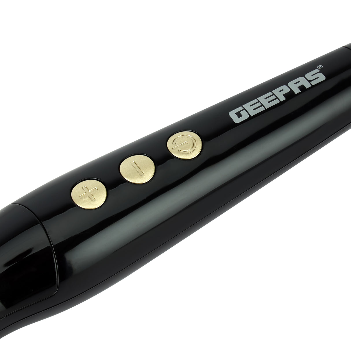 Geepas GHC86006 Instant-Pro Curling Iron | Advanced Heating, LED Display| 6-Level Temperature Control | Heat-Resistant Barrel | Auto Shut-Off | 50W 110–240V Curler