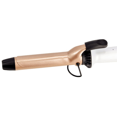Geepas GHC86011 Instant Pro Curling Iron | Titanium Barrel & LED Temperature Control | Up to 200–210°C maximum temperature | Cool-tip barrel  | 360° swivel cord