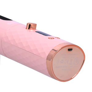 Geepas GHC86047 Wireless Automatic Hair Curler | 5000mAh | LCD Display | 150-200°C Adjustable Temperature | Fast Heating | USB Charging | Wireless & Cordless Design