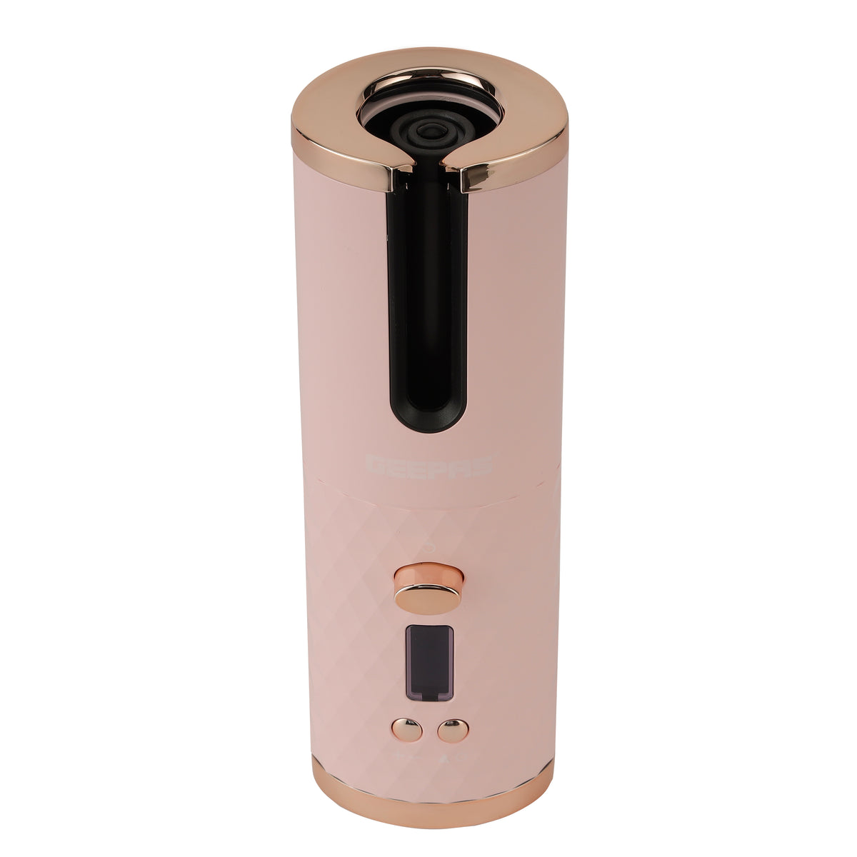 Geepas GHC86047 Wireless Automatic Hair Curler | 5000mAh | LCD Display | 150-200°C Adjustable Temperature | Fast Heating | USB Charging | Wireless & Cordless Design