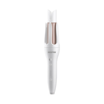 Geepas GHC86128UK Automatic Hair Curler  | Ceramic Barrel, Ionic Function & 3 Heat Settings | Directional Control |  Automatic Shut Off |  Three Curling Timer Options