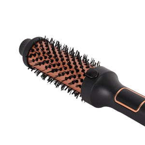Geepas GHCB86101 Hot Thermal Brush | 60W | 38mm Volumizing Barrel | 5 Temperature Settings | Digital LED Display | Auto Shut-Off | Fast & Efficient Styling |User-Friendly