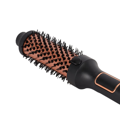 Geepas GHCB86101 Hot Thermal Brush | 60W | 38mm Volumizing Barrel | 5 Temperature Settings | Digital LED Display | Auto Shut-Off | Fast & Efficient Styling |User-Friendly