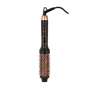 Geepas GHCB86101 Hot Thermal Brush | 60W | 38mm Volumizing Barrel | 5 Temperature Settings | Digital LED Display | Auto Shut-Off | Fast & Efficient Styling |User-Friendly