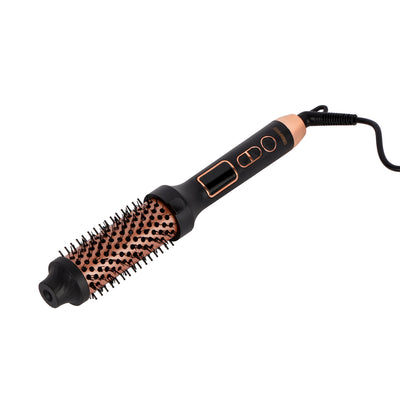 Geepas GHCB86101 Hot Thermal Brush | 60W | 38mm Volumizing Barrel | 5 Temperature Settings | Digital LED Display | Auto Shut-Off | Fast & Efficient Styling |User-Friendly