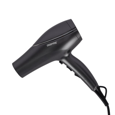 Geepas GHD86019 Hair Dryer | 2200W Ionic Hair Dryer | Cool Shot Function | Advanced Ionic Technology | Cool Shot Function | 2 Speed Settings | 3 Heat Settings | Low Frizz