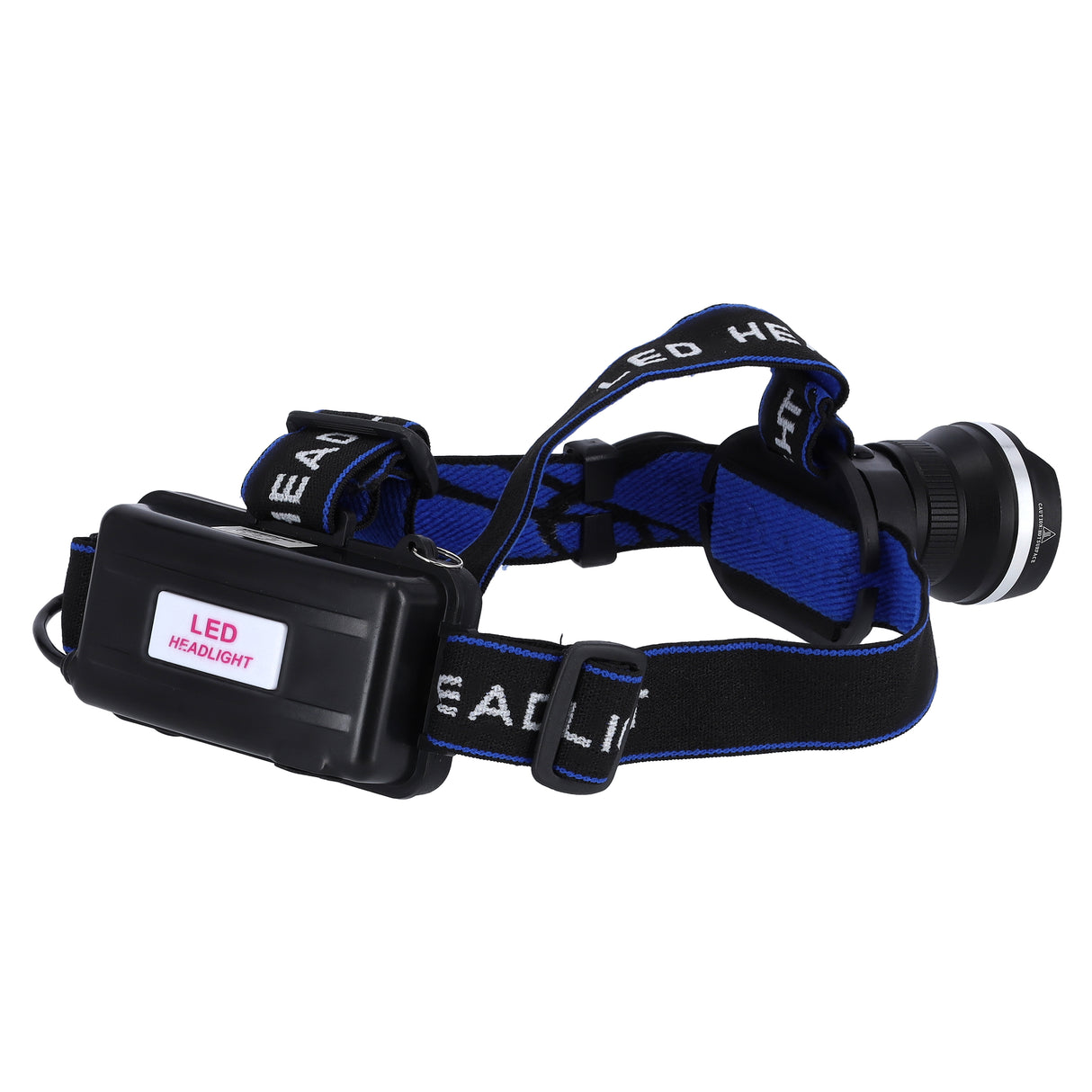 Geepas GHL51085 Rechargeable LED Headlamp | T6 LED 400–500 Lumens | Aluminium Alloy Head | Zoom Beam | 180° Rotation| Multi-Mode Lighting for Activities and Camping