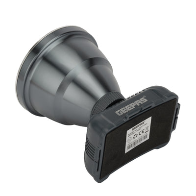 Geepas Rechargeable LED Headlamp GHL51093 |Lightweight & Portable with Lithium Battery |Strong, Low & Flashing Modes | Ideal for Camping, Hiking, Cycling & Fishing |Black