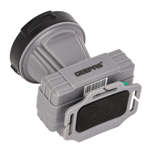 Geepas GHL51094 Rechargeable LED Head Lamp | 3W High-Efficiency LED| 1500mAh Lithium Battery| Type-C Fast Charging| Strong/Weak/SOS Modes|Compact Design| 2 Years Warranty