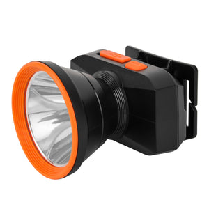 Geepas GHL5574 Rechargeable LED Headlamp | 3W High Brightness LED| 2500mAh Lithium Battery| Type-C Fast Charging| Up to 14 Hours Runtime|  Hands-Free Outdoor Lighting