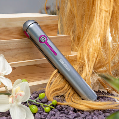 Geepas GHS86057 Rechargeable Hair Straightener | Ceramic-Coated Floating Plates | 30 Minutes Cordless Usage | Fast Heating| Compact| Lightweight Design | 2-Year Warranty