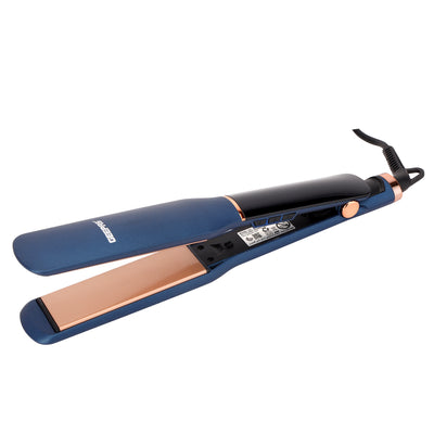 Geepas Digital Hair Straightener GHS86076 | Slim Design with Display, Ceramic Plates | Adjustable Temperature, Lockable Handle & 360° Swivel Cord | Salon & Home Use