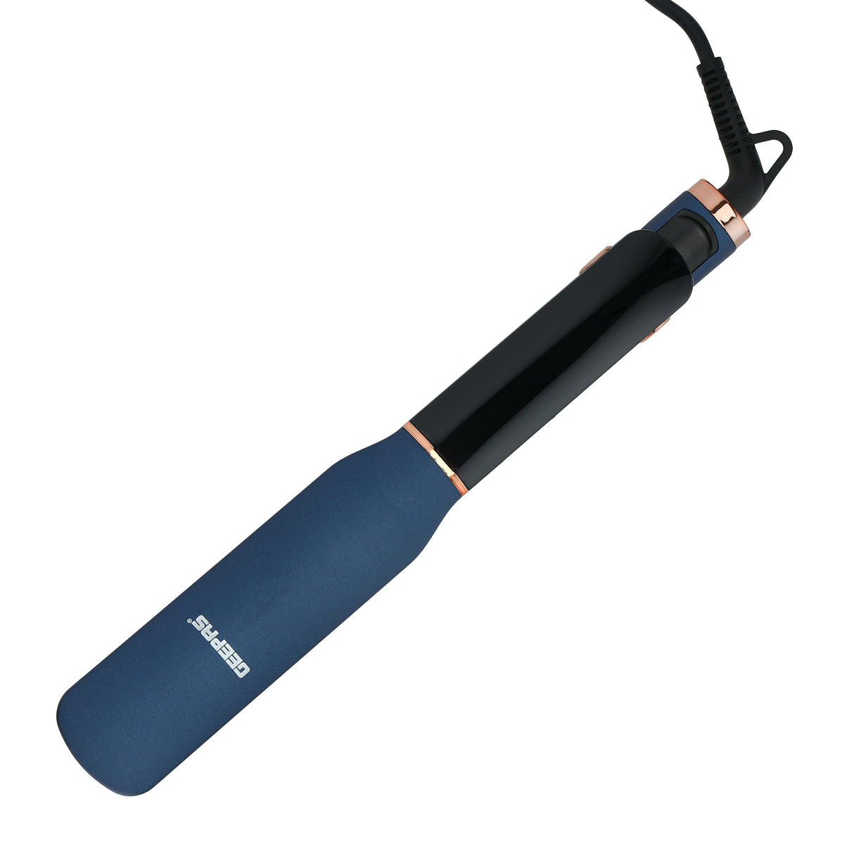Geepas Digital Hair Straightener GHS86076 | Slim Design with Display, Ceramic Plates | Adjustable Temperature, Lockable Handle & 360° Swivel Cord | Salon & Home Use