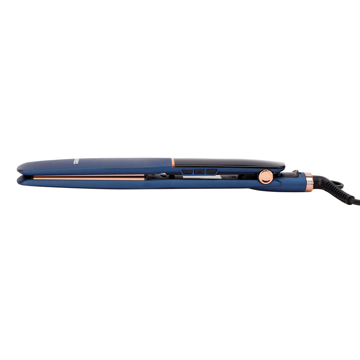 Geepas Digital Hair Straightener GHS86076 | Slim Design with Display, Ceramic Plates | Adjustable Temperature, Lockable Handle & 360° Swivel Cord | Salon & Home Use