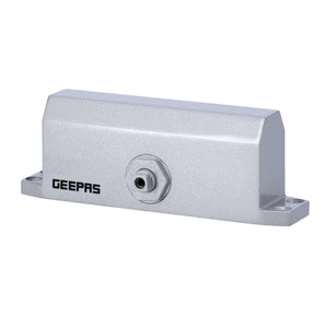 Geepas GHW65057 Heavy Duty Door Closer EN3 | Double Speed Hydraulic Door Closer |  37Nm Torque for 45–65kg Doors up to 1100mm Width | Leak-Free | 3-Year Warranty
