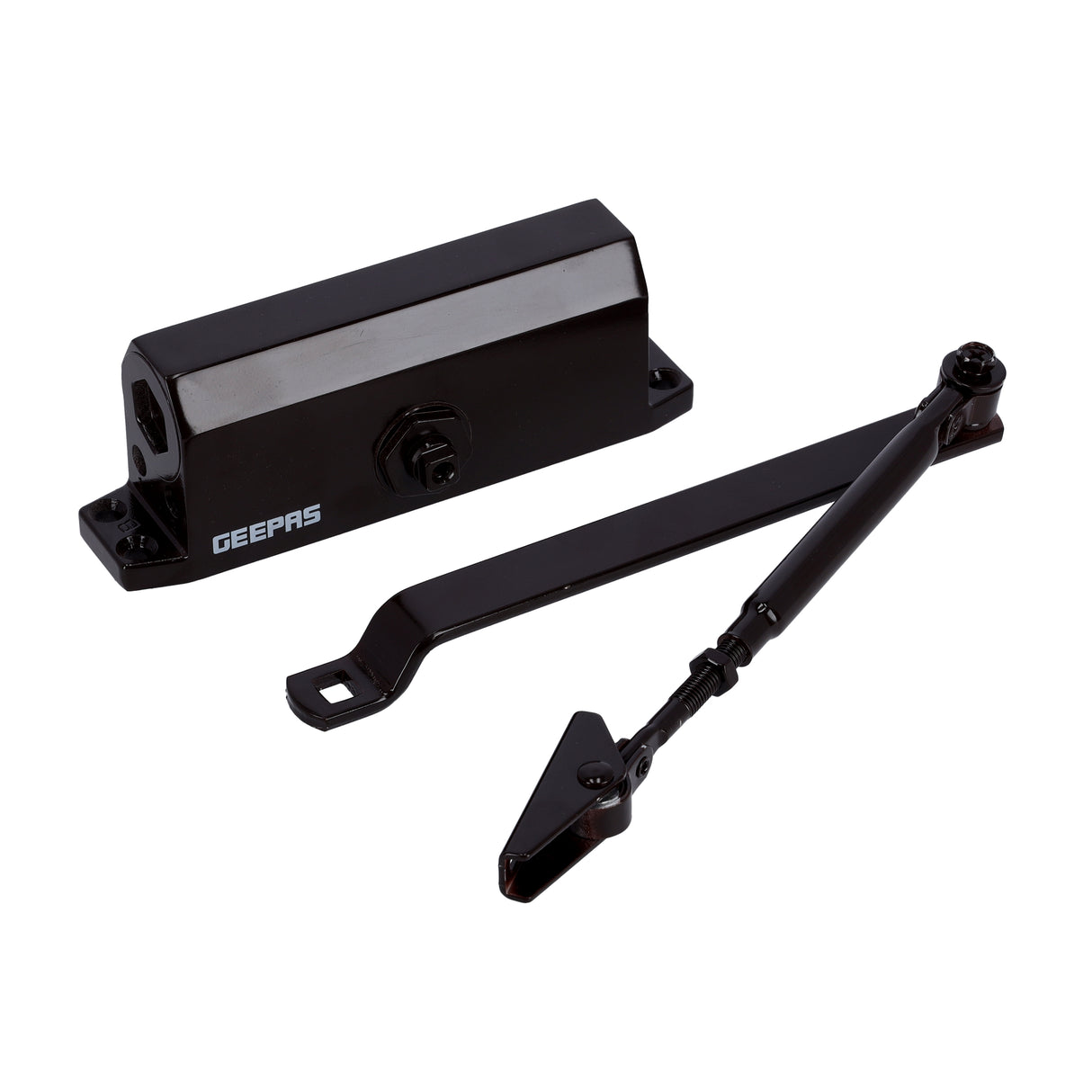Geepas GHW65064 Heavy Duty Door Closer | Durable with Double Speed, Leak-Free Hydraulic | Fits 45-65Kg Doors | Perfect for Offices, Shops & Showrooms | 1-Year Warranty
