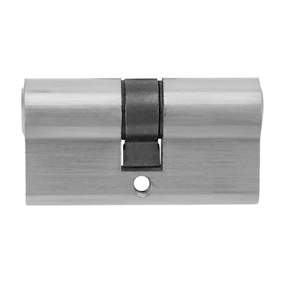 Geepas GHW65074 60mm Double Cylinder Lock |  3 Brass Keys for Mortise Lock Body|  Anti-Corrosive Security Cylinder for Residential & Commercial Doors with M5 Screw