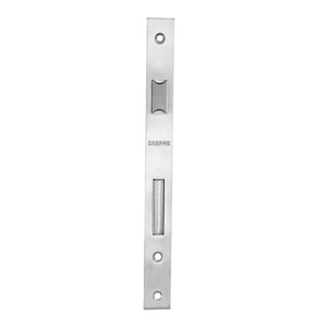 Geepas Sash Lock with Double Cylinder- GHW65088 | Durable Stainless Steel Door Lock without Handle | SS Latch & Dead Bolt | Ideal for Home & Office | 1 Year Warranty