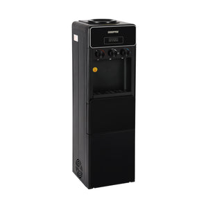 Geepas Water Dispenser with Ice Maker GIM17042 | 3 Taps | Hot & Cold Water | 2-in-1 Function | 10kg Ice Making Capacity | Child Lock | Stainless Steel Water Tank