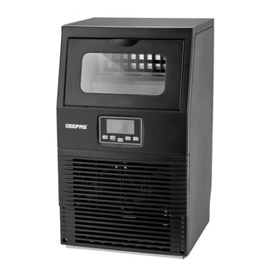 Geepas Automatic Ice Maker GIM63061 | 30kg Ice Production per Day | Fast 12–20 Minute Ice Making Cycles| Auto Shut-Off| Digital Control Panel| Large Ice Storage Capacity