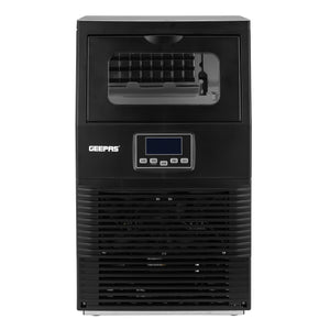 Geepas Automatic Ice Maker GIM63061 | 30kg Ice Production per Day | Fast 12–20 Minute Ice Making Cycles| Auto Shut-Off| Digital Control Panel| Large Ice Storage Capacity