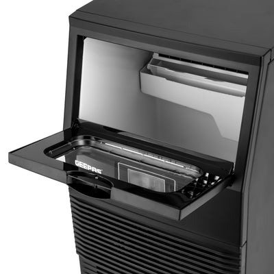 Geepas Automatic Ice Maker GIM63061 | 30kg Ice Production per Day | Fast 12–20 Minute Ice Making Cycles| Auto Shut-Off| Digital Control Panel| Large Ice Storage Capacity