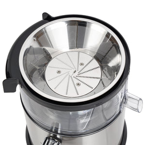 Geepas Juice Extractor- GJE5437/ 2.2 liter Extra Large Pulp Container, 800 W Powerful Motor with 2 Speed Setting and Pulse/ Stainless Steel Filter and Blade