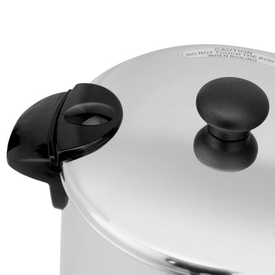 Geepas GK38048 20L Stainless Steel Water Boiler | 1650W | Adjustable Temperature Control | Auto & resettable thermostat |Boil-dry protection |Stainless steel locking lid
