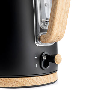 Geepas GK38072UK-BK 1.7L Stainless Steel Electric Kettle | 3000W Rapid Boil Performance| Safe Strix Controller| Water Level Indicator| Auto Shut-Off & Boil-Dry Protection