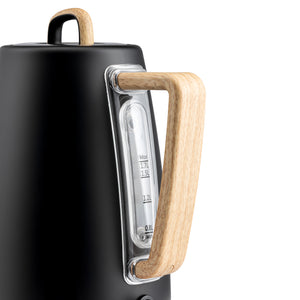 Geepas GK38072UK-BK 1.7L Stainless Steel Electric Kettle | 3000W Rapid Boil Performance| Safe Strix Controller| Water Level Indicator| Auto Shut-Off & Boil-Dry Protection