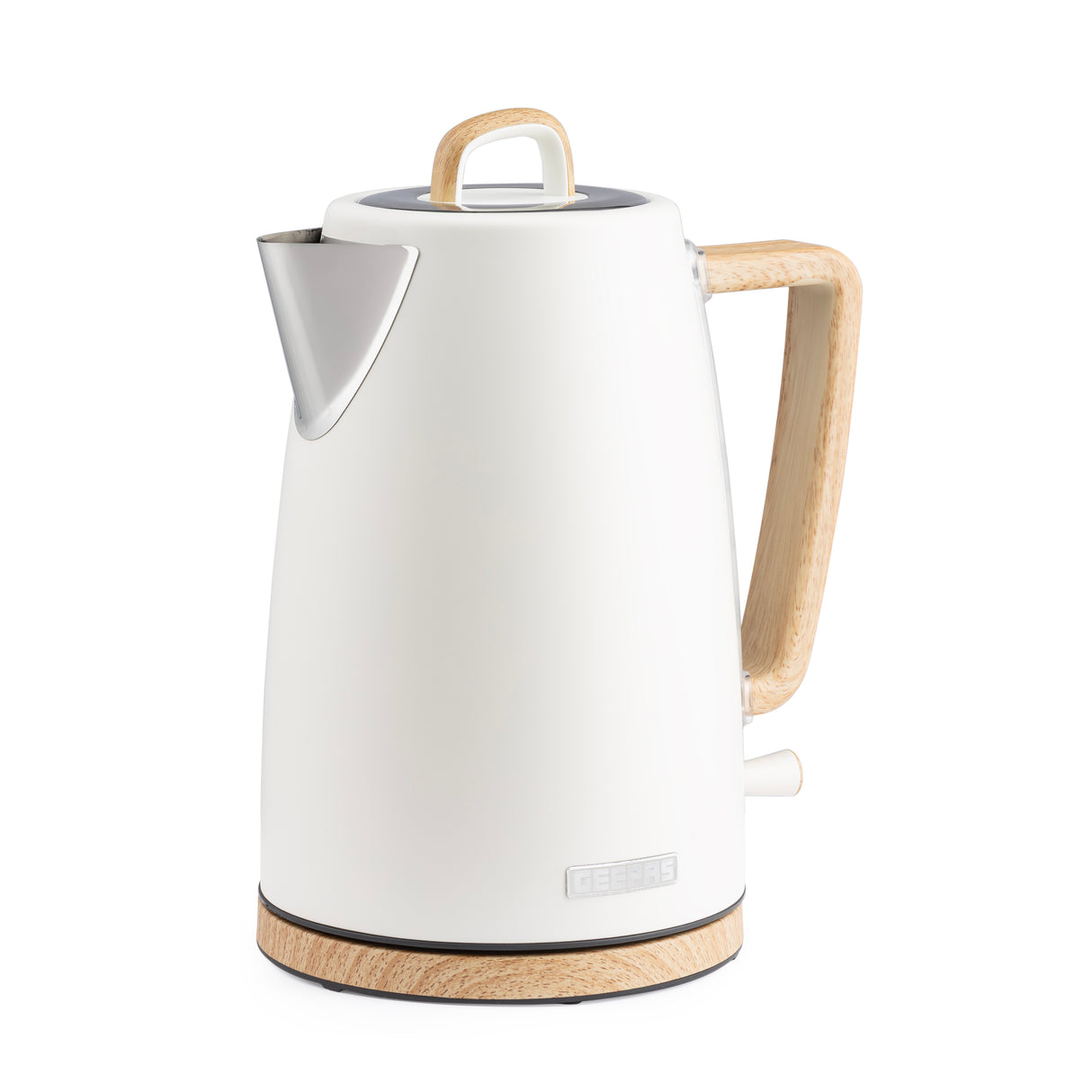 Geepas GK38072UK-CR 1.7L Stainless Steel Electric Kettle | 3000W Rapid Boil | Strix Safety Controller| Clear Water Level Indicator| Auto Shut-Off & Boil-Dry Protection