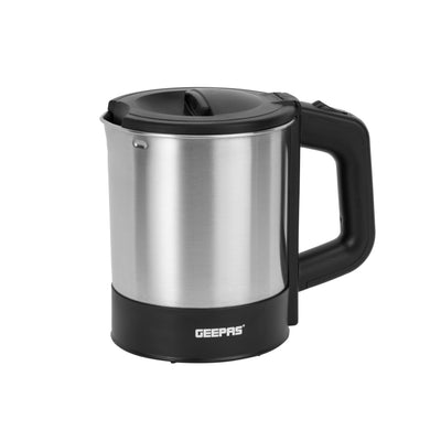 Geepas GK5418 1.0L Stainless Steel Electric Kettle | 1200W Fast Boil with Auto Shut-Off | Automatic shut-off | Boil-dry protection | Internal water level indicator