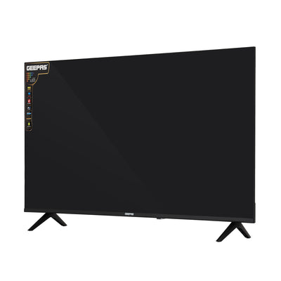 Geepas GLED4328SXHD 43-Inch Full HD Smart LED TV | Frameless Design| HDMI & USB Connectivity| HQ Sound| Android OS| 178° Viewing Angle| Slim LED| 2x8W Audio Output