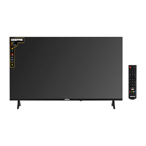 Geepas GLED4328SXHD 43-Inch Full HD Smart LED TV | Frameless Design| HDMI & USB Connectivity| HQ Sound| Android OS| 178° Viewing Angle| Slim LED| 2x8W Audio Output