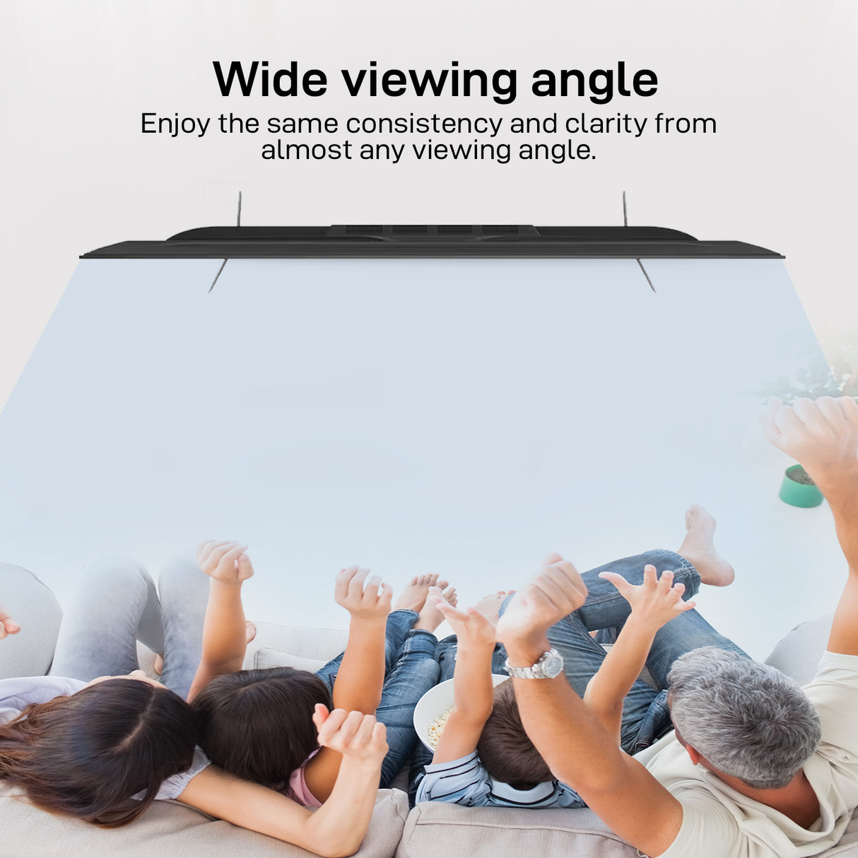 Geepas GLED5006SGXHD 50-Inch Ultra HD 4K Google Smart LED TV | Android OS, Dolby Audio| Voice Remote| HDR10 Display| Wi-Fi| HDMI & USB Connectivity| Slim Bezel Design