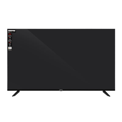 Geepas GLED5509SVUHD 55 Inch Ultra HD Smart LED TV | 4K UHD Display| webOS Hub| Frameless Design| HDMI, USB, HDR, HQ Sound| Smart Apps| Slim Design| 2x8W Audio Output