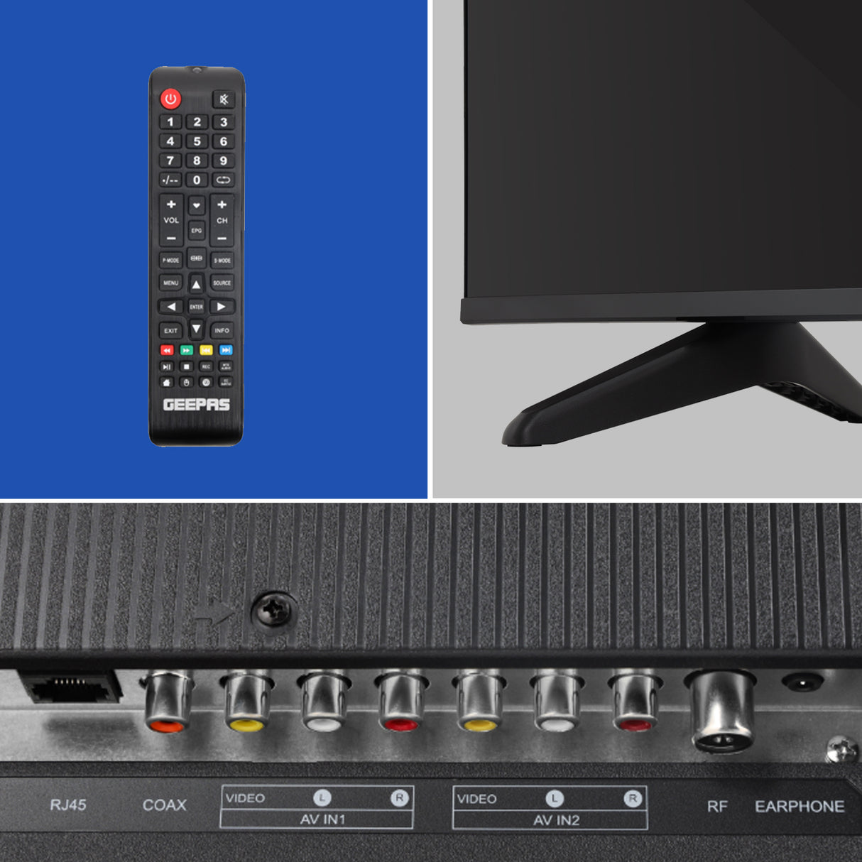 Geepas GLED6538SEUHD 65 Inch Ultra HD Smart LED TV | 4K UHD Frameless Display| HDR| HDMI| USB Connectivity| Smart Apps| HQ Sound |  Remote Control| 2x8W Audio Output