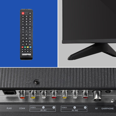 Geepas GLED6538SEUHD 65 Inch Ultra HD Smart LED TV | 4K UHD Frameless Display| HDR| HDMI| USB Connectivity| Smart Apps| HQ Sound |  Remote Control| 2x8W Audio Output