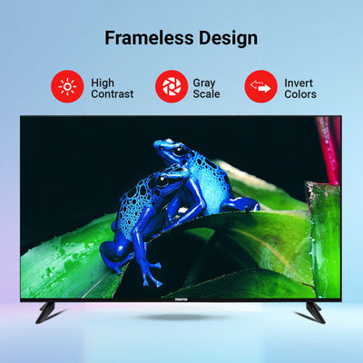 Geepas 75" Smart TV- GLED7523SXUHD| VIDAA Powered, DOLBY Digital, 4K Ultra HD, Smart TV| HDMI & USB Ports|  Pre-Installed Apps, Wi-Fi and Screen Sharing, Dolby Digital