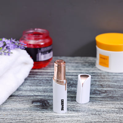 Geepas GLS86039 Built-In Light Lady Shaver | Rechargeable USB Design| Sharp Blade| Indicator Light| On/Off Switch| 45–55 Mins Working Time| DC 5V 1A Input| 8H Charging