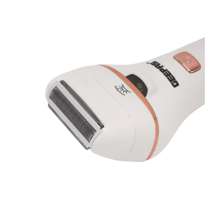 Geepas GLS86059 4-in-1 Rechargeable Ladies Epilator Set | Hair Shaver| Epilator & Dual Callous Remover Heads| LED Battery Display| 2-Speed Levels| 2 Years Warranty