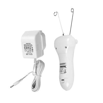 Geepas GLS8690 Rechargeable Ladies Epilator Set | Safe Hair Removal for All Skin Types| Built-in Light| Smooth Finish| 3W Power| 220–240V AC| Ideal for Face & Body