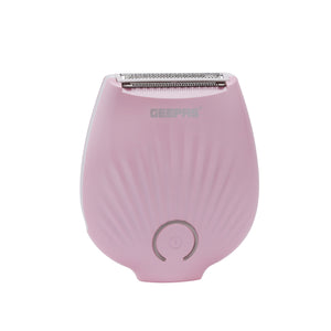 Geepas GLS8691 Mini Lady Shaver | Rechargeable  Shaver | 3.7V Lithium Battery| Fast 2H Charging| 2H Working Time| Water Safe Design| Washable & Removable Cutter Head