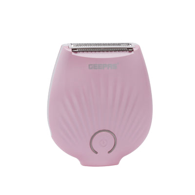 Geepas GLS8691 Mini Lady Shaver | Rechargeable  Shaver | 3.7V Lithium Battery| Fast 2H Charging| 2H Working Time| Water Safe Design| Washable & Removable Cutter Head