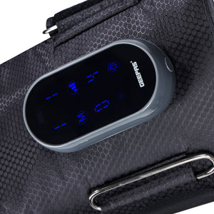 Geepas GM86094UK 2-in-1 Knee & Calf Leg Massager | 4 Massage Modes| 3 Airbag Levels| Heat Therapy| LCD Touch Panel| 15-Min Timer| Air Compression | 2 Years Warranty