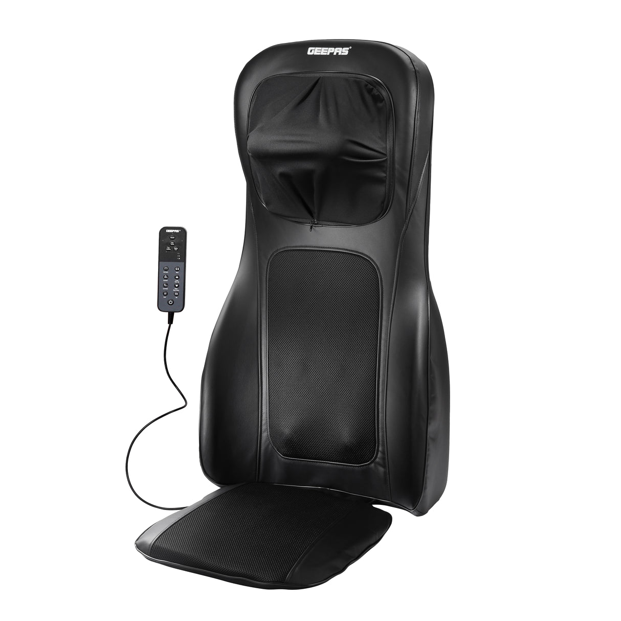 Geepas Ultimate Massager Combo | Foot & Leg Massager GM86105 + Full-Body Massage Chair Pad GM86104 with Shiatsu, Tapping, Vibration, Air Pressure & 2-Year Warranty